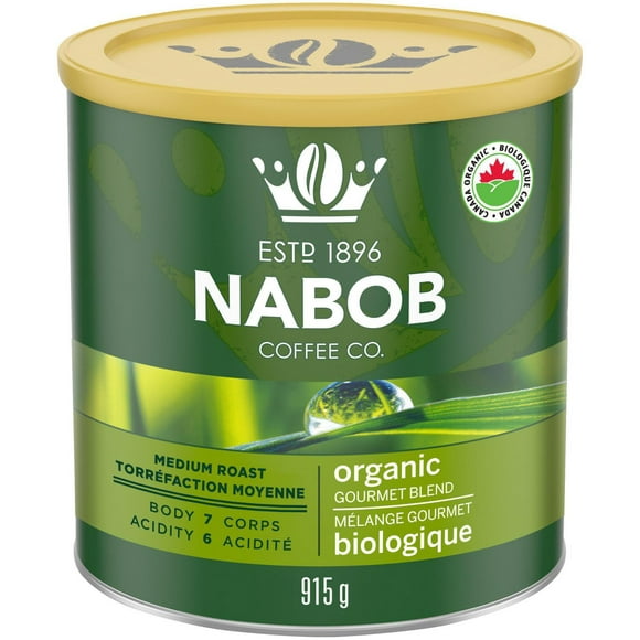 Nabob Organic Gourmet Blend Ground Coffee, 915g