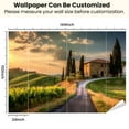 thumbnail image 3 of Peel and Stick Wallpaper Waterproof Tuscan countryside landscape Wall Mural Decor Self Adhesive and Removable 100in x 144in, 3 of 8
