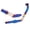 Type B, variant on Motorcycle Exhaust Pipe Full Systems For Yamaha MT15 R15 V3 V4 2017-2023 Titanium Alloy Steel Pipe Header Pipe