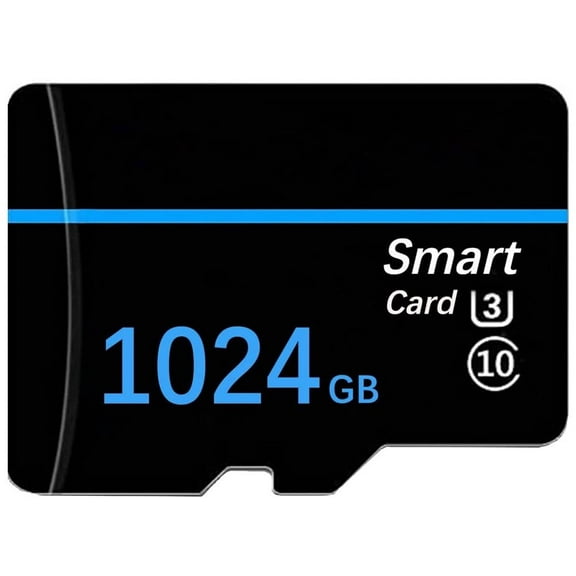 1TB Memory Card Class 10 with Free adapter Compatible with Micro SD Cards For Phones and Camera New Purple