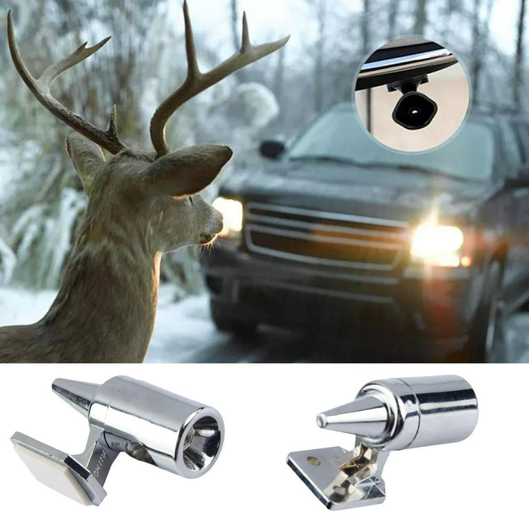 Warning Whistle Device, Warning Deer Whistles, Ultrasonic Wildlife Whistle,  Compatible Cars, Trucks, Motorcycles, Avoid Colliding Animal