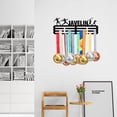thumbnail image 6 of 1set Fashion Iron Medal Hanger Holder Display Wall Rack with Screws Word Javelin Sports Themed Pattern 150x400mm craft product toy, 6 of 6