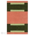 thumbnail image 2 of Area Rug 8x11, Handmade Carpet, Green and Pink Color, Wool Rug, Living room, Bedroom, Tufted Rugs, 2 of 10