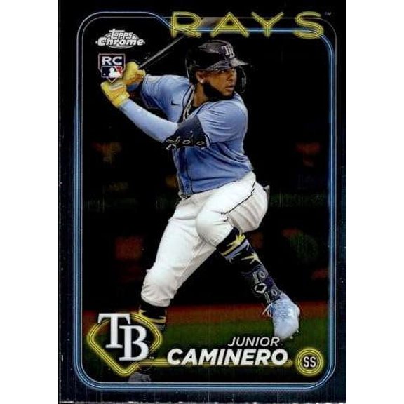 MLB 2024 Topps Chrome Junior Caminero #213 (Rookie)