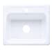 thumbnail image 3 of Kohler K-5964-1-0 Mayfield Self-Rimming Kitchen Sink, White, 3 of 4
