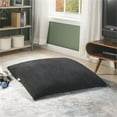 thumbnail image 6 of Magic Pouf Black Microplush Bean Bag - , ,, 6 of 9