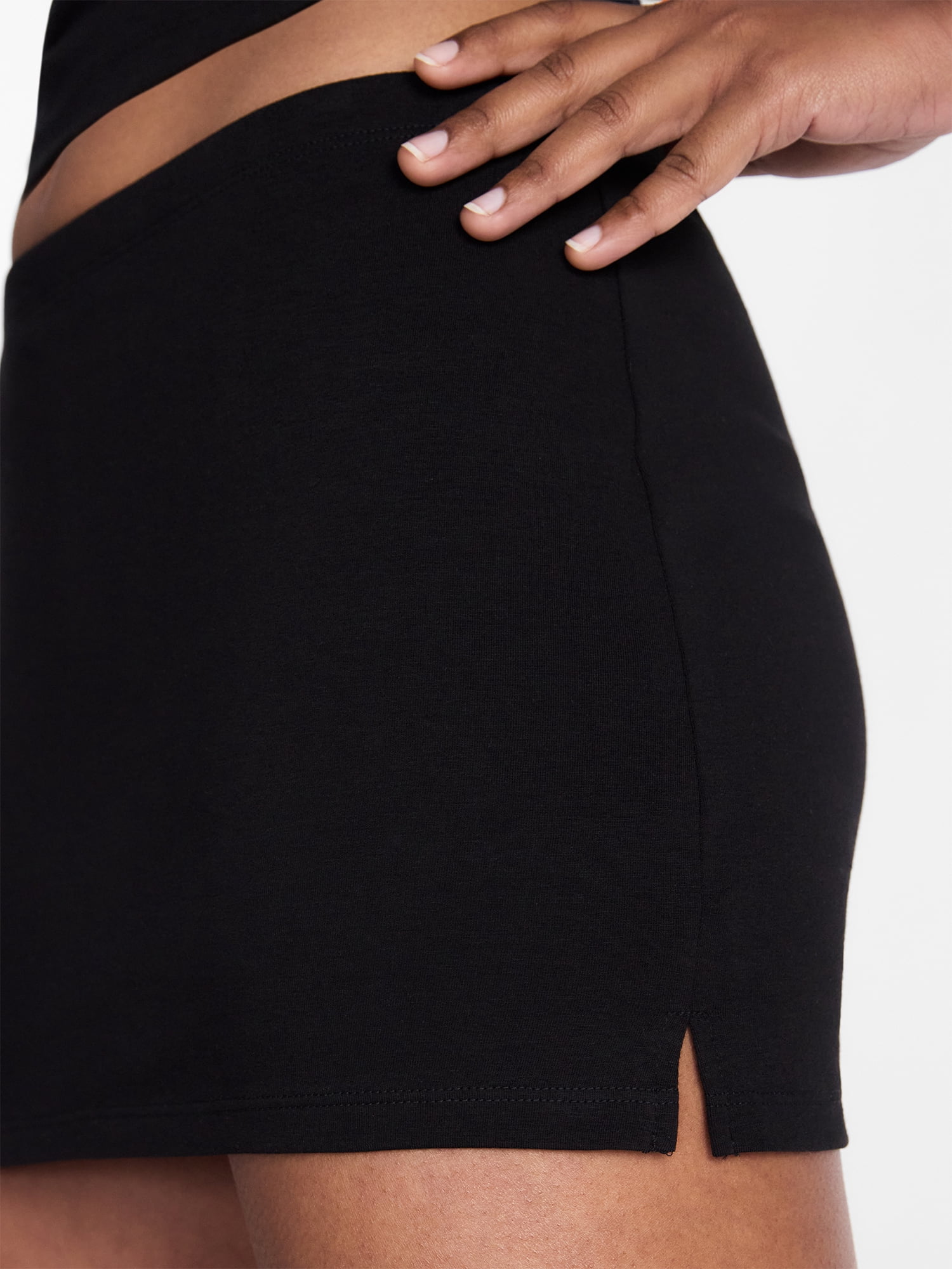 No Boundaries Sleepwear Tube Top and Skort Set from our Cloud Core Collection, 2 Piece, Women’s and Women’s Plus XXS-3X