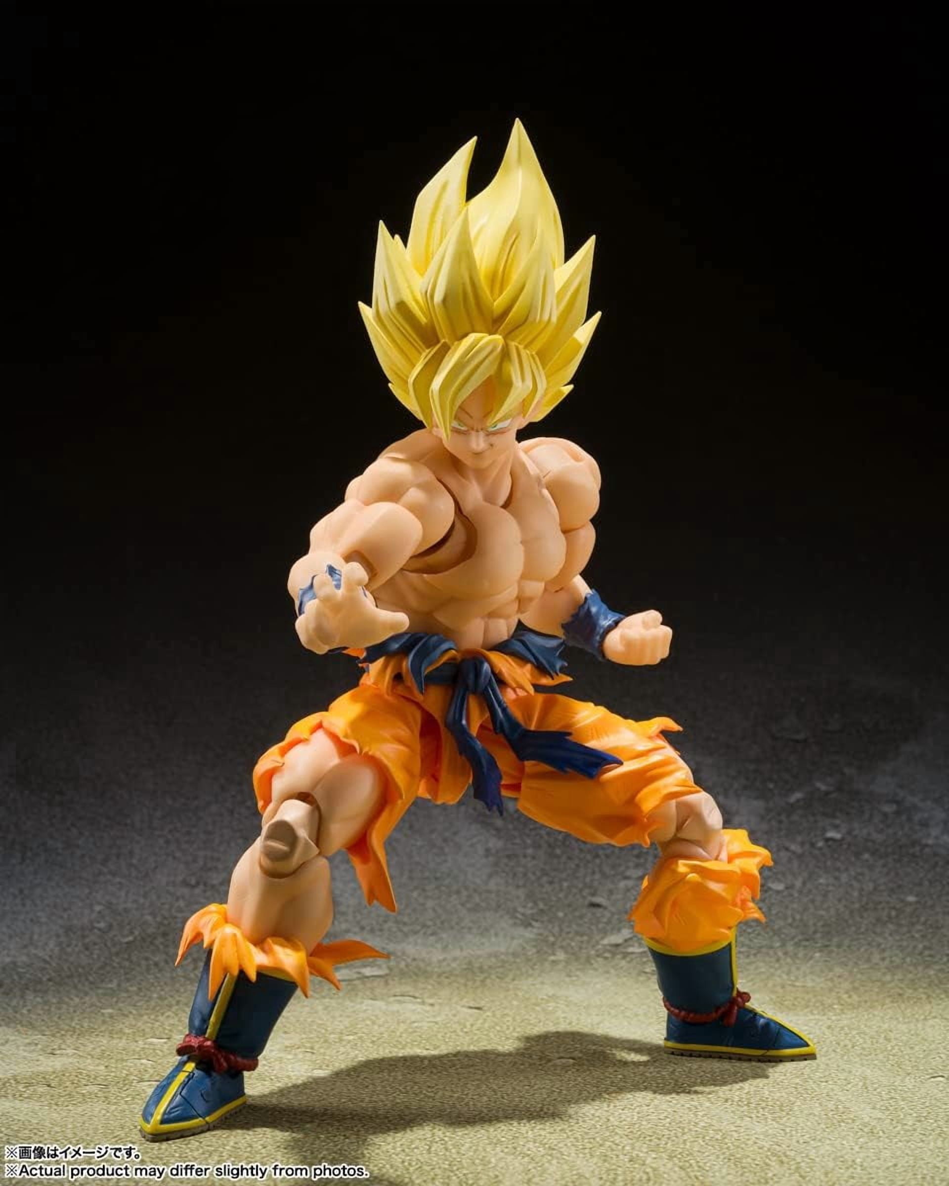 Bandai Spirits Dragon Ball Z S.H.Figuarts Son Goku: Legendary Super Saiyan Action Figure (6")