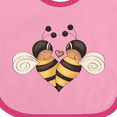 thumbnail image 4 of Inktastic Valentine's Day Bumble Bees Boys Baby Bib, 4 of 4