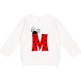 thumbnail image 2 of Inktastic Cute Lady Bug Initial M Toddler Sweatshirt, 2 of 4