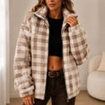 thumbnail image 7 of PFRNLFNo Boundaries Womens Sherpa Jackets Winter Lightweight Soft Warm Outerwear Fuzzy Zip Up Fleece Coats with Pockets, 7 of 7