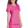 thumbnail image 1 of Urbane 'Sophie' Crossover Tunic Scrub Top, 1 of 1