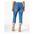 thumbnail image 2 of STYLE & COMPANY Womens Blue Capri Jeans Petites 4P, 2 of 4