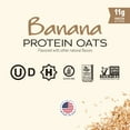 thumbnail image 4 of Avelina Banana Protein Oats | High Protein & 100% Gluten Free | Delicious Blend of Oats and Bananas for a Nutritious Breakfast or Post-Workout Meal (10.56 oz, 5-Pack), 4 of 5