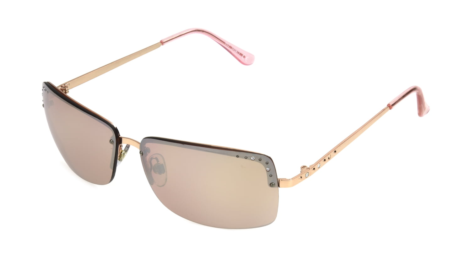 Foster Grant Women s Rectangle Fashion Sunglasses Rose Gold