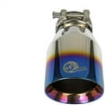 thumbnail image 3 of aFe Power MACH Force-Xp 304 Stainless Steel Clamp-on Exhaust Tip Blue Flame 2-1/2 IN Inlet x 4 IN Outlet x 7 IN L 49T25404-L071, 3 of 6