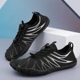 thumbnail image 4 of Zapatos Hombre Mujer Descalzo Aqua Transpirable Natación con Drenaje ( 40) Negro, 4 of 9