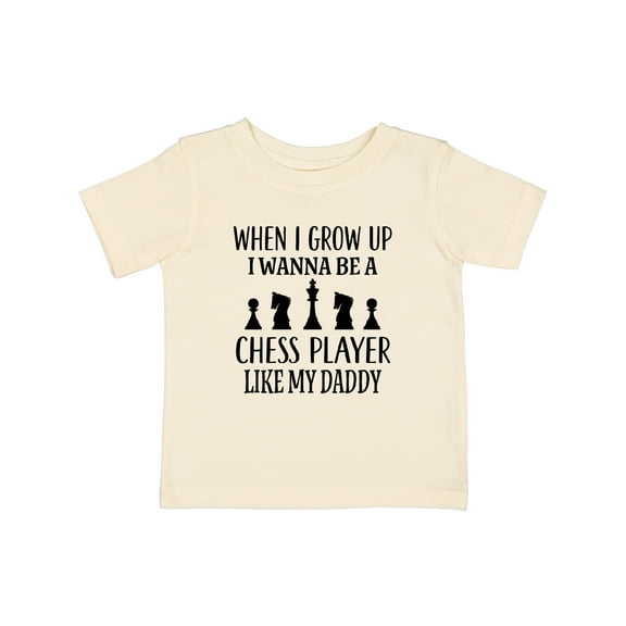 Inktastic Future Chess Player Like Daddy Boys or Girls Baby T-Shirt
