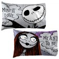 thumbnail image 1 of Disney Nightmare Before Christmas Meant To Be 2-Pack Reversible Pillowcase, 1 of 1