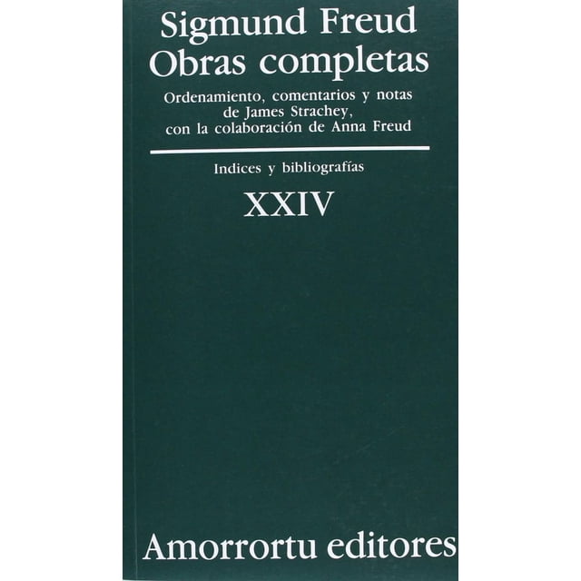 Obras completas / sigmund freud / tomo xxiv. indices y bibliografias
