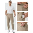 Men's Golf Joggers Pants with 5 Pockets Slim Fit Stretch Sweatpants