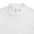 thumbnail image 6 of TOUMENY Men Sweater High Neck Long Sleeve Solid Slim Fit Casual Pullover Winter Knitted Comfortable Workwear Tops White XXXL, 6 of 7