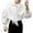 Beige, variant on HUANBAI Fall Shirt Long Sleeve Casual Button Down Loose Fit Drop Shoulder Design With Detachable Tie Versatile Stylish Top
