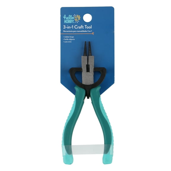 Hello Hobby 3-in-1 Steel Craft Tool – Precision Cutter, Scoring Tool & Piercer for DIY Jewelry Making Crafts