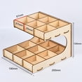 thumbnail image 4 of 2 Estantes de Pintura de DIY Organizador de Almacenamiento CUTICAT Estante de pintura de madera, 4 of 5