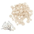 thumbnail image 1 of MasteelfCA 1 Set Felt Polishing Pad Set Useful Wool Buffing Wheels Point and Mandrel Kit, 1 of 7