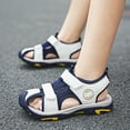 thumbnail image 6 of Sopiago Boys' Girls' Sandals Kids Summer Outdoor Beach Sports Closed-Toe Sandals White,3 (Little Kid/Big Kid), 6 of 6