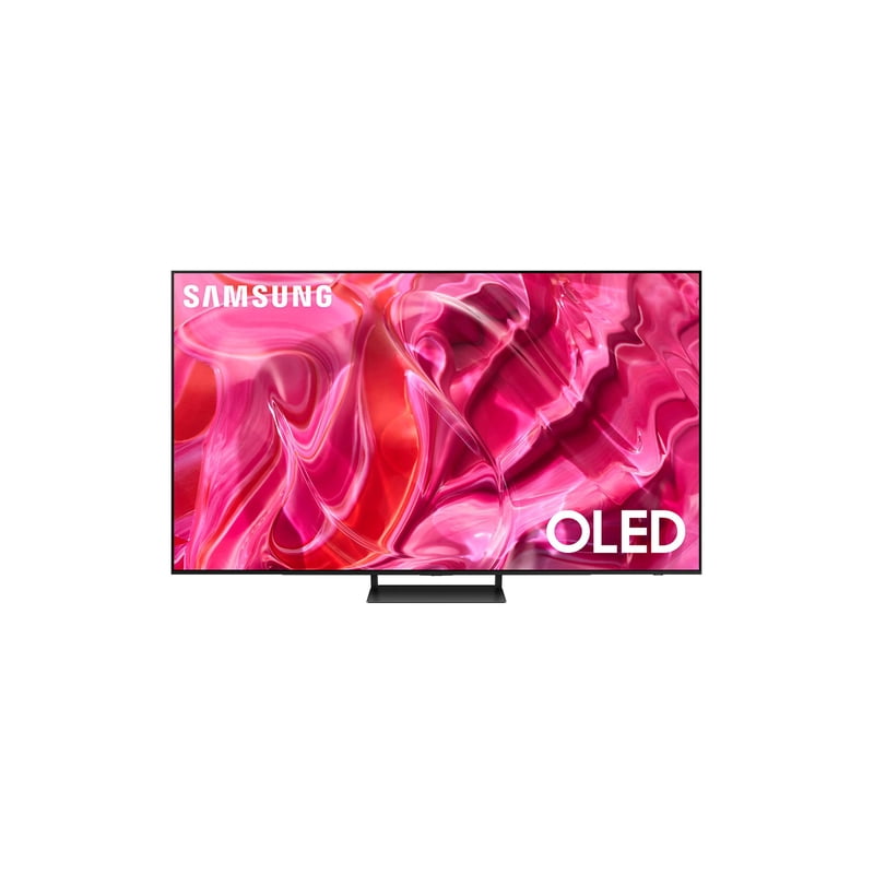 SAMSUNG 55" Class S90C OLED 4K Smart TV QN55S90CAFXZA 2023 front and back view