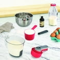 thumbnail image 5 of Tovolo Magnetic Nested System Cups & Spoons for Wet and Dry Ingredients, Cup Baking Set, Measuring Spoons & Cups for Cooking, Dishwasher-Safe & BPA-Free, Assorted Red/Gray, 5 of 5