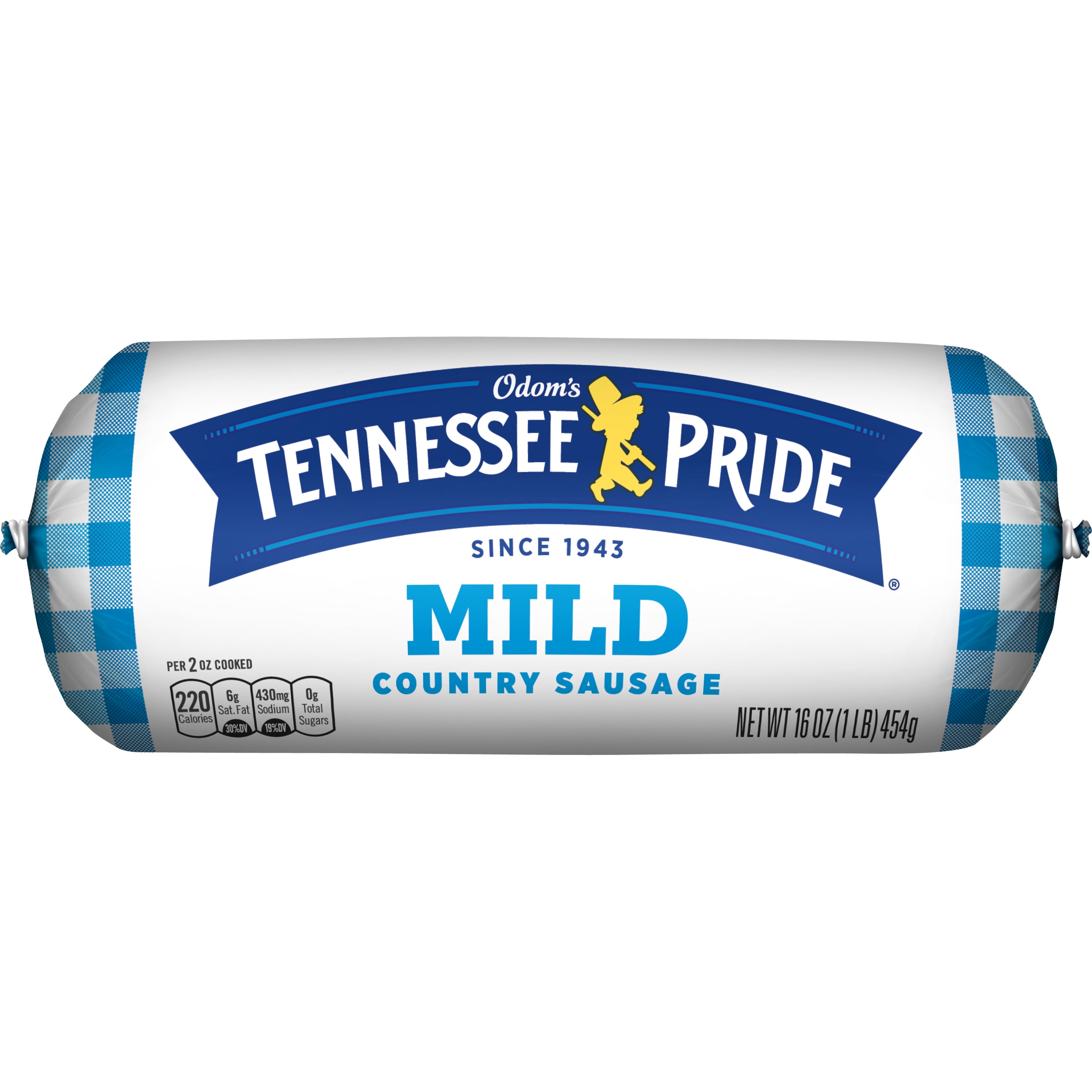 Odom's Tennessee Pride Mild Breakfast Sausage Roll, 16 oz