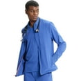 thumbnail image 2 of Cherokee Infinity GNR8 Men Scrubs Jacket Zip Front Plus Size IN350A, 3XL, Royal, 2 of 5