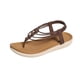 thumbnail image 1 of Sandalias Planas con Correas de Tobillo Multi Correa Pie Post, Plantillas para Pies Planos Acolchados Verano, 1 of 9
