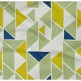 thumbnail image 4 of oneOone Organic Cotton Poplin Twill Fabric Parallelogram & Triangle Geometric Printed Craft Fabric BTY 42 Inch Wide, 4 of 4