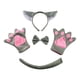 thumbnail image 3 of Conjunto de 4 piezas de disfraz de animal con diadema para niños, disfraces de Halloween y cosplay. Adulto, 3 of 9