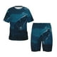 thumbnail image 1 of Balery Lonely Night Wolf Conjunto de Pijama Infantil de Manga Corta con Estampado – Ropa de Dormir de Algodón Suave-3X-Large, 1 of 6