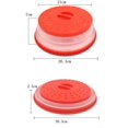 thumbnail image 3 of Collapsible Microwave Plastic Cover Food Protective Plate Dish Bowl Cover Safe Pot Microwave Cover, 3 of 6