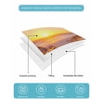 thumbnail image 5 of Summer Beach Twin XL Size Down Alternative Comforter, Lightweight Comforter Quilt Bedding Set with Pillow Shams Sunset Nautical Ocean Sea All Seasons Bed Comforter Duvet Insert 68"x98", 5 of 7