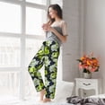 thumbnail image 5 of Pajama Pants Women, Teal floral elegance Sweatpants Soft Sleep Lounge Pants, Casual PJ Bottoms Pants with Pockets, 5 of 7