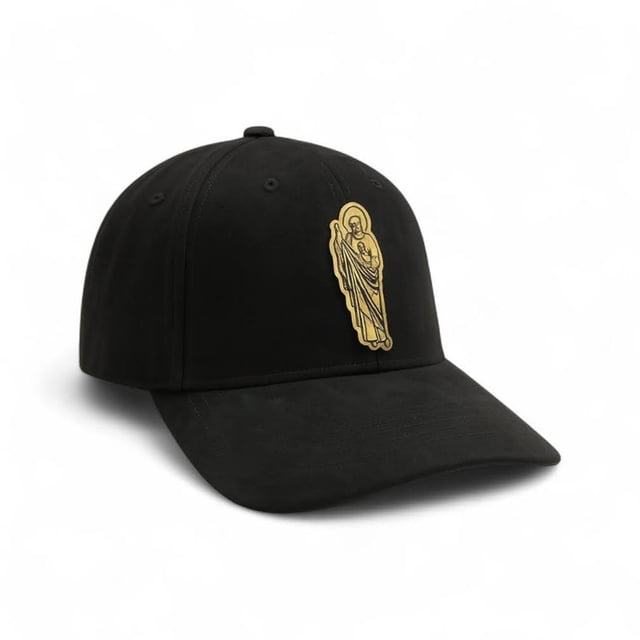 Knite gorra para hombre san juditas gamuza negra new edición especial
