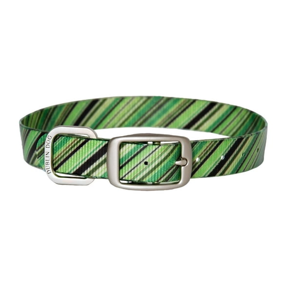 Dublin Dog Koa Collection Oxford 12.5 by 17-Inch Dog Collar, Medium, Apple Orchard