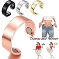 thumbnail image 2 of Dispositivo antirronquidos ajustable con 4 imanes, anillo de terapia magnética, tratamiento de acupresión contra los ronquidos, anillo para dormir para hombres y mujeres - gsl, dorado, 2 of 2
