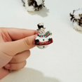 thumbnail image 3 of Broche de Navidad de Año Nuevo para mujer, muñeco de nieve, Papá Noel, árbol, ciervo, campana, sombrero, esmalte de diamantes de imitación, joyería bonita, regalos para niños, 3 of 4