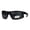 black red black, variant on Nitrogen Mens Polarized Lens Sport Warp Plastic Sunglasses Black Red Black