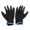 thumbnail image 4 of Guantes De Pu Guantes De Trabajo Guantes Antiestáticos Negro 12 Pares PU Revestimiento De Seguridad Palma Guantes De Trabajo Grip Protect L ANGGREK PU Gloves, 4 of 6
