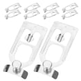 thumbnail image 1 of unbranded 10Ud Clips De Seguridad Para Estantes De Pallet Rack Plata Alta Resistencia Soporte Para Almacenaje, 1 of 8