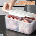 thumbnail image 1 of AMERTEER Airtight Food Storage Containers 4-Cup Rectangle Containers Freezer Storage Box Kitchen Cabinet Organizer Freezer to Microwave Oven Safe Food Storage Containers with Locking Lids, 1 of 9